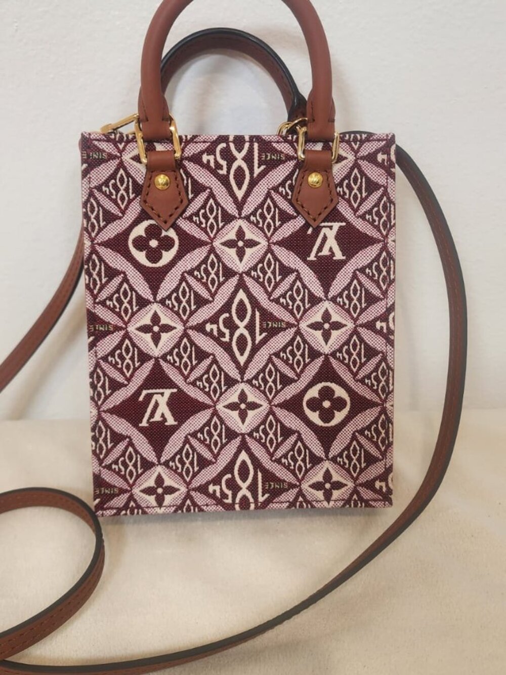 Louis Vuitton "Since 1854" Petit Sac Plat